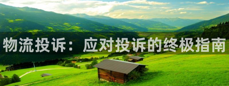28圈.ccm南宫：物流投诉：应对投