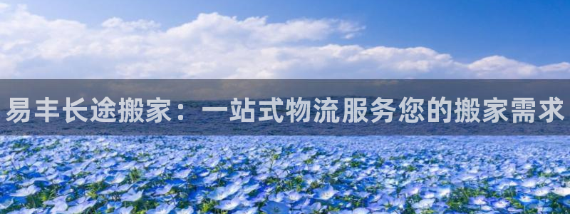 28圈能赢钱吗：易丰长途搬家：一站式