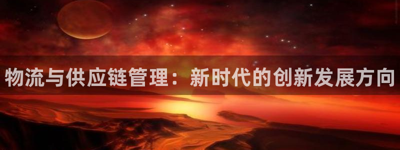 28圈防失联网址：物流与供应链管理：