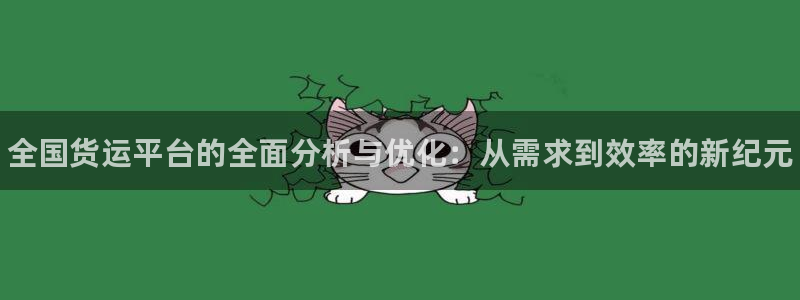 28圈电子游戏：全国货运平台的全面分